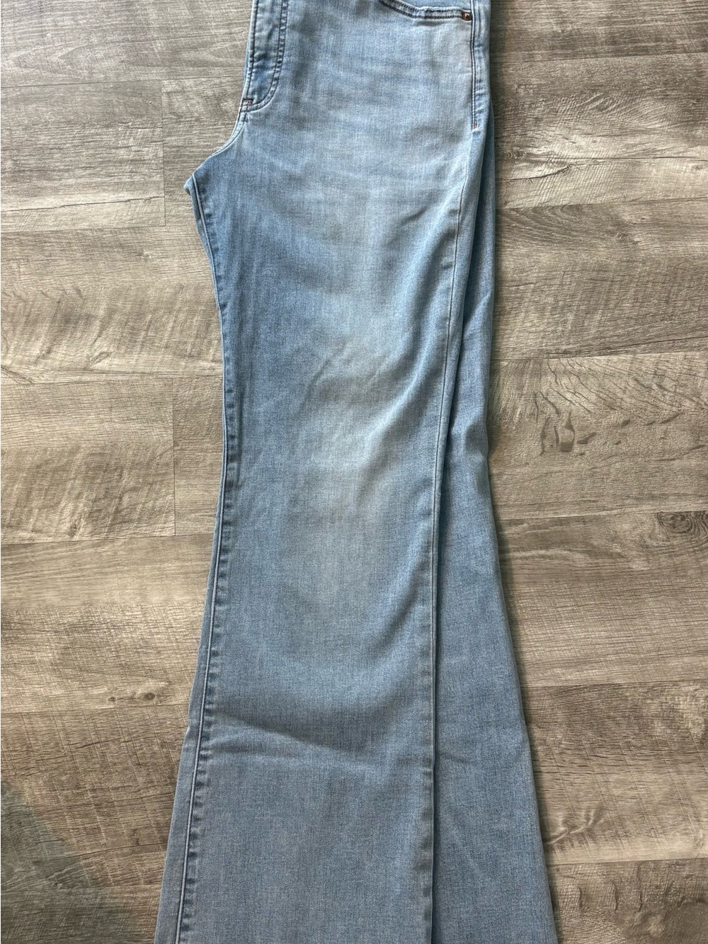 Express Women's Light Blue Bootcut Flare Jeans